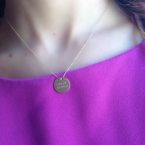 Glorria 14k Solid Gold Plate Necklace Glorria 14k Solid Gold Plate Necklace