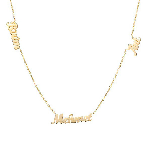 Glorria 14k Solid Gold Customize Necklace Glorria 14k Solid Gold Customize Necklace