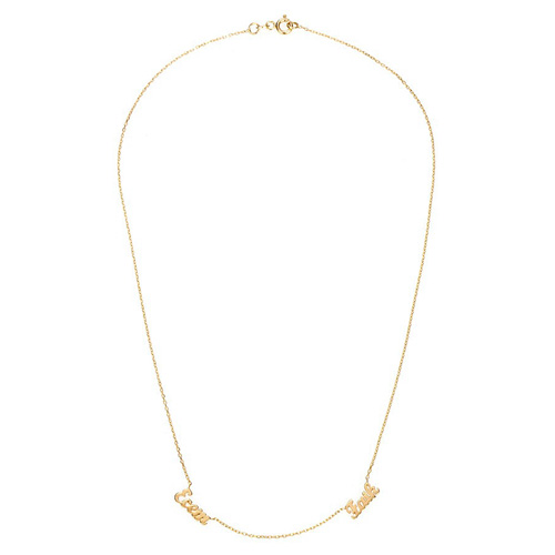 Glorria 14k Solid Gold Customize Necklace Glorria 14k Solid Gold Customize Necklace