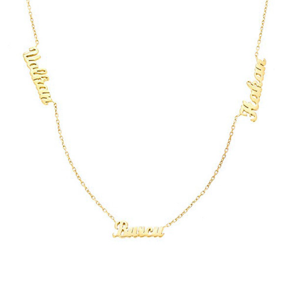 Glorria 14k Solid Gold Customize Necklace