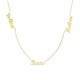 Glorria 14k Solid Gold Customize Necklace