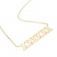 Glorria 14k Solid Gold Customize Necklace