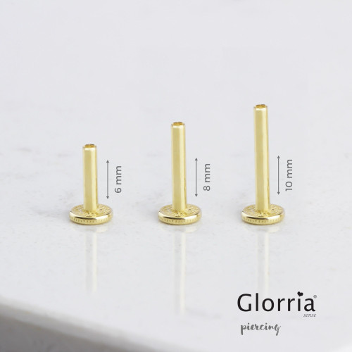 Glorria 14k Solid Gold Letter U Tragus Piercing Glorria 14k Solid Gold Letter U Tragus Piercing