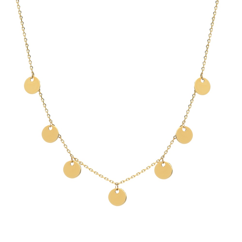 Glorria 14k Solid Gold Plate Necklace Glorria 14k Solid Gold Plate Necklace