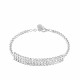 Glorria 925k Sterling Silver Dorika Cuff Bracelet