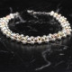 Glorria 925k Sterling Silver Colored Knit Dorika Bracelet Glorria 925k Sterling Silver Colored Knit Dorika Bracelet