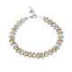 Glorria 925k Sterling Silver Colored Knit Dorika Bracelet Glorria 925k Sterling Silver Colored Knit Dorika Bracelet