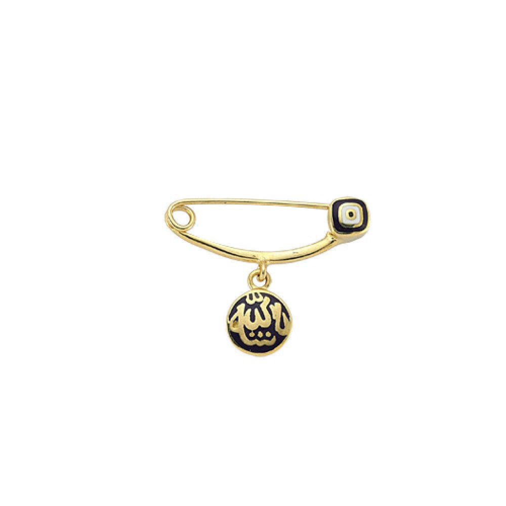 Glorria 14k Solid Gold Pray Baby Needle Glorria 14k Solid Gold Pray Baby Needle