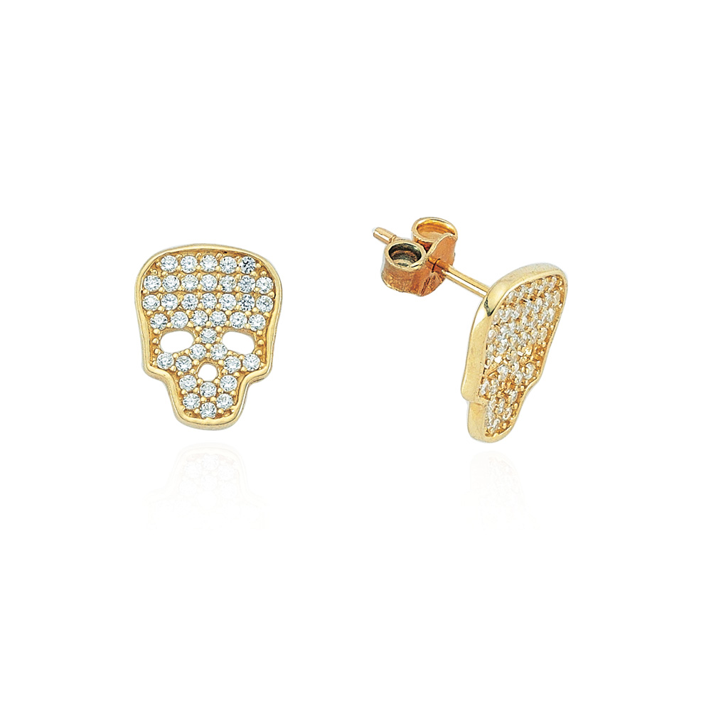 Glorria 14k Solid Gold Dry Head Earring Glorria 14k Solid Gold Dry Head Earring