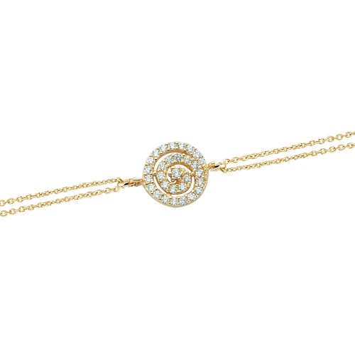 Glorria 14k Solid Gold Lava Bracelet Glorria 14k Solid Gold Lava Bracelet