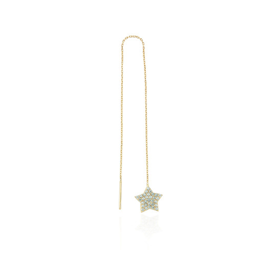 Glorria 14k Solid Gold Shake Star Earring Glorria 14k Solid Gold Shake Star Earring