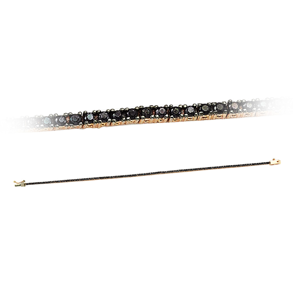 Glorria 14k Solid Gold Waterway Bracelet