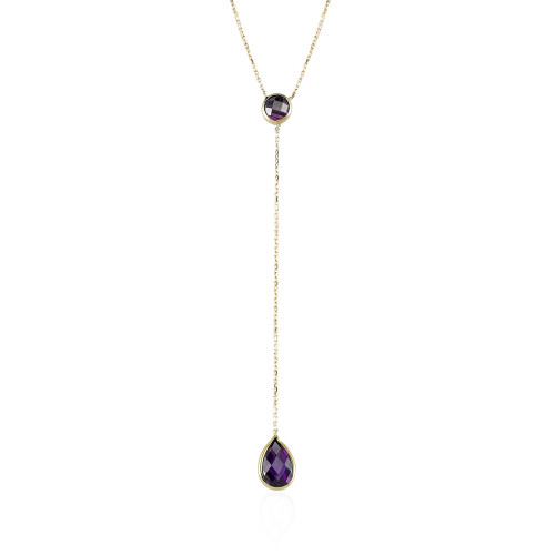 Glorria 14k Solid Gold Shake Drop Necklace Glorria 14k Solid Gold Shake Drop Necklace