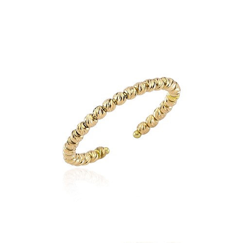 Glorria 14k Solid Gold Ball Ring Glorria 14k Solid Gold Ball Ring