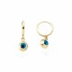 Glorria 14k Solid Gold Eye Earring