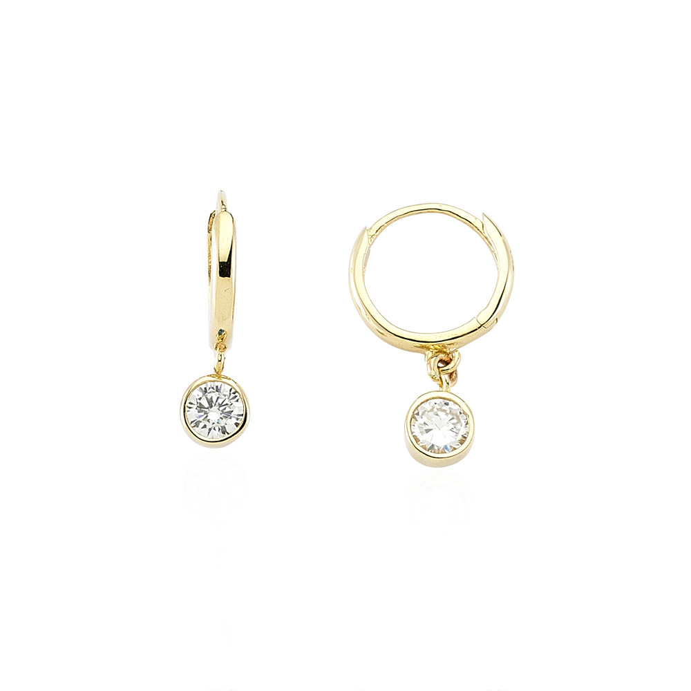 Glorria 14k Solid Gold Earring