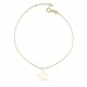 Glorria 14k Solid Gold Star Anklet