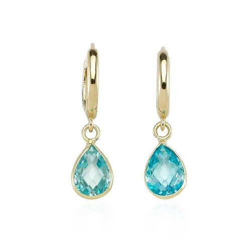 Glorria 14k Solid Gold Drop Earring Glorria 14k Solid Gold Drop Earring