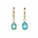 Glorria 14k Solid Gold Drop Earring