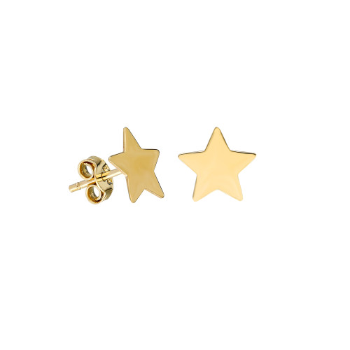 Glorria 14k Solid Gold Star Earring Glorria 14k Solid Gold Star Earring