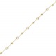 Glorria 14k Solid Gold Pave Bracelet