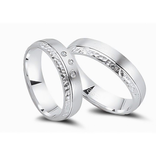 Glorria 925k Sterling Silver 5 mm Double Wedding Ring Glorria 925k Sterling Silver 5 mm Double Wedding Ring