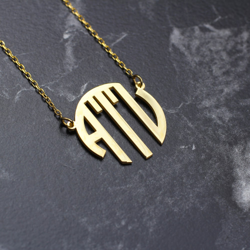 Glorria 925k Sterling Silver Personalized Word Necklace Glorria 925k Sterling Silver Personalized Word Necklace
