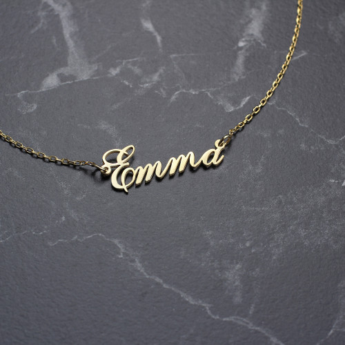 Glorria 925k Sterling Silver Personalized Name Necklace Glorria 925k Sterling Silver Personalized Name Necklace