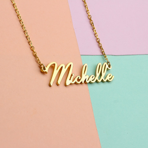 Glorria 925k Sterling Silver Dainty Name Pendant Glorria 925k Sterling Silver Dainty Name Pendant