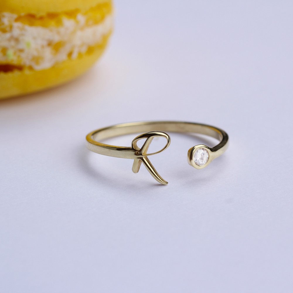 Glorria 925k Sterling Silver Personalized Ring