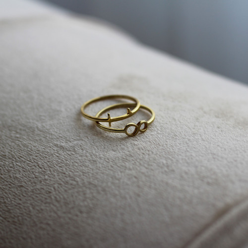 Glorria 925k Sterling Silver Personalized Number Ring Glorria 925k Sterling Silver Personalized Number Ring