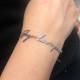 Glorria 925k Sterling Silver Three Name Initial Bracelet