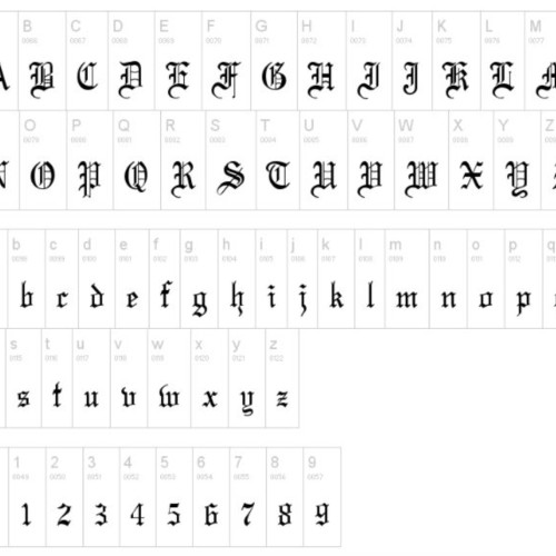 Glorria 925k Sterling Silver Personalized Gothic Name Bracelet with Curb Chain