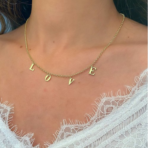 Glorria 925k Sterling Silver Personalized Initial Necklace with Doc Bracelet Glorria 925k Sterling Silver Personalized Initial Necklace with Doc Bracelet