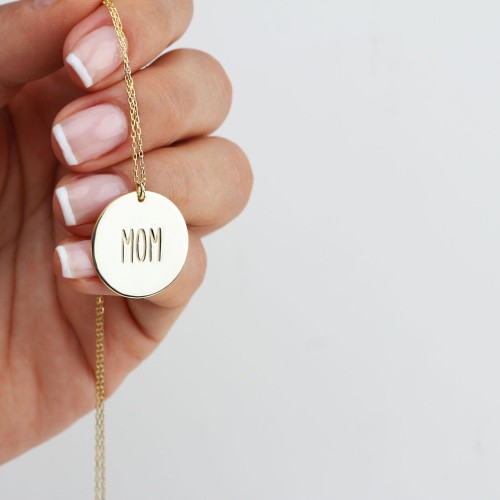 Glorria 925k Sterling Silver Personalized Name Circle Necklace Glorria 925k Sterling Silver Personalized Name Circle Necklace