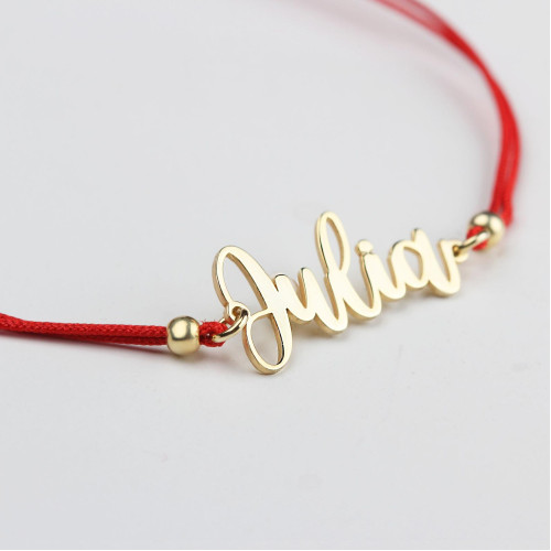 Glorria 925k Sterling Silver Personalized Custom Ribbon Name Bracelet Glorria 925k Sterling Silver Personalized Custom Ribbon Name Bracelet