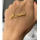 Glorria 925k Sterling Silver Personalized Handwritten Name Necklace