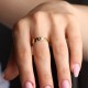 Glorria 925k Sterling Silver Personalized Handwritten Name Ring