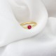 Glorria 925k Sterling Silver Personalized Birthstone Ring