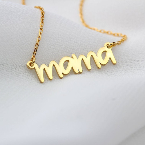 Glorria 925k Sterling Silver Personalized Name Necklace Glorria 925k Sterling Silver Personalized Name Necklace