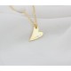 Glorria 925k Sterling Silver Personalized Name Heart Necklace