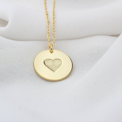 Glorria 925k Sterling Silver Heart Necklace Glorria 925k Sterling Silver Heart Necklace