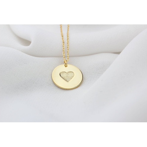 Glorria 925k Sterling Silver Heart Necklace Glorria 925k Sterling Silver Heart Necklace