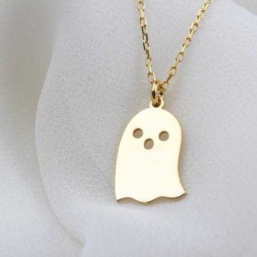 Glorria 925k Sterling Silver Personalized Halloween Silver Necklace Glorria 925k Sterling Silver Personalized Halloween Silver Necklace