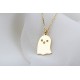 Glorria 925k Sterling Silver Personalized Halloween Silver Necklace