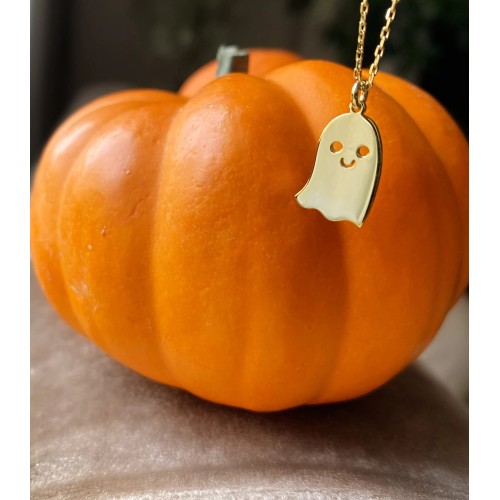 Glorria 925k Sterling Silver Personalized Halloween Silver Necklace Glorria 925k Sterling Silver Personalized Halloween Silver Necklace