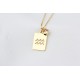 Glorria 925k Sterling Silver Personalized Birth Stone Aquarius Sign Sterling Silver Necklace