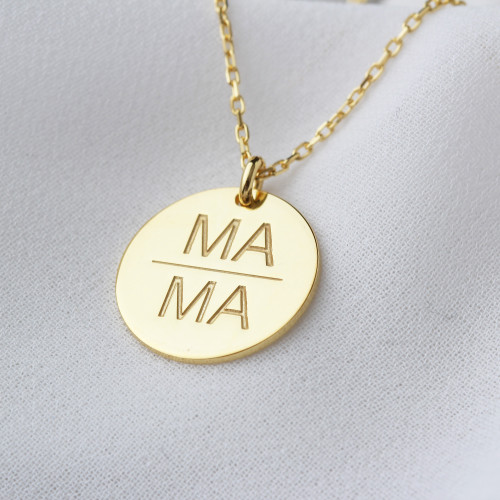 Glorria 925k Sterling Silver Personalized Name Mama Sterling Silver Necklace Glorria 925k Sterling Silver Personalized Name Mama Sterling Silver Necklace