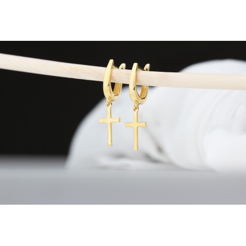 Glorria 925k Sterling Silver Cross Earrings Glorria 925k Sterling Silver Cross Earrings