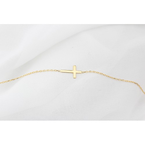 Glorria 925k Sterling Silver Cross Bracelet Glorria 925k Sterling Silver Cross Bracelet